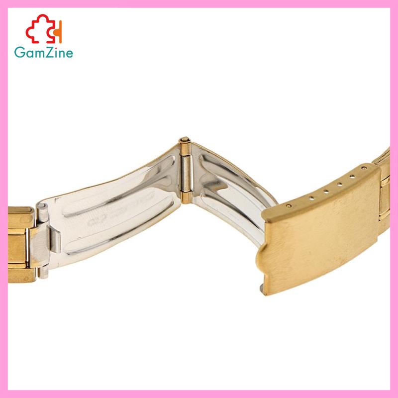 Dây Đồng Hồ Thay Thế Bằng Thép Không Gỉ Mạ Vàng 12mm lzdxwcke2 Dành Cho Nam