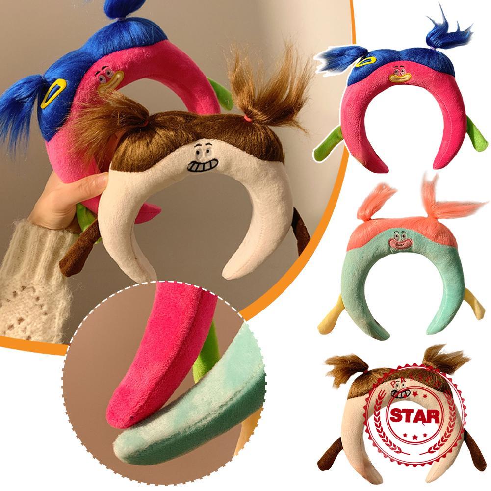 Băng Đô Trang Điểm / Rửa Mặt Bằng Vải Lông Nhung Dễ Thương Xinh Xắn p9s1