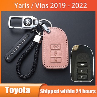  Bọc Chìa Khoá For Toyota Yaris  Vios 2019 - 2022 Móc Chìa Khóa 