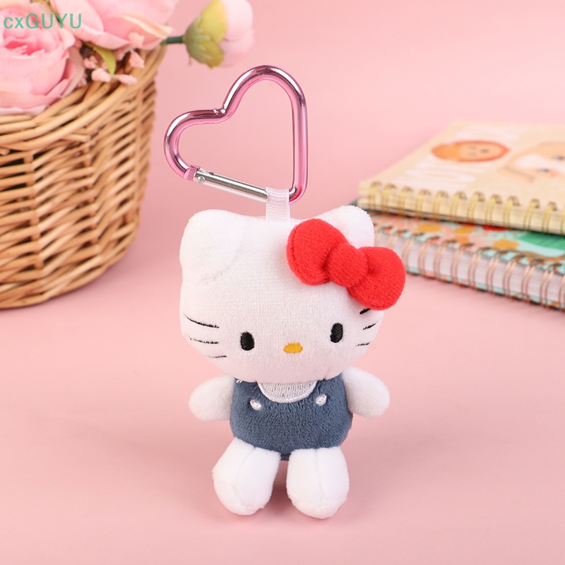 Búp Bê Nhồi Bông Hình hello kitty 10cm Mềm Mại Trang Trí Túi Xách / Quà Tặng Cho Bé Gái prta
