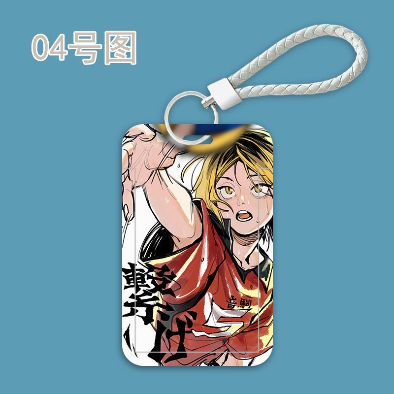 !!!! Haikyuu! Ví Đựng Thẻ id / Danh Thiếp / Thẻ Ngân Hàng Kiểu Dáng Đơn Giản Tiện Lợi Ốp