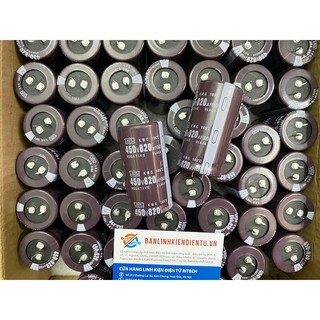 Tụ lọc nguồn nippon 820uf 450v 35x65mm hàng mới