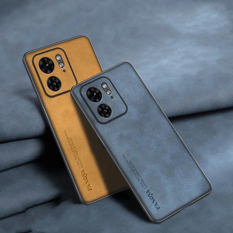 Sang Trọng Bao Da Điện Thoại Chống Sốc Bằng Silicon Cho motorola moto edge 40 40 neo g84 moto edge 4