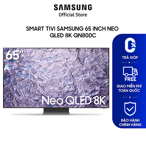 Smart Tivi Samsung 65 inch Neo QLED 8K QN800C - Miễn Phí Lắp Đặt