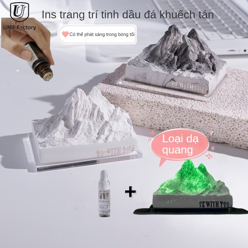 Đá Khuếch Tán Tinh Dầu Alps Alpine Phát Sáng thơm phòng trang trí nhà cửa tinh dầu thơm phòng ngủ trang trí phong nhà thơm sáp thơm tủ quần áo