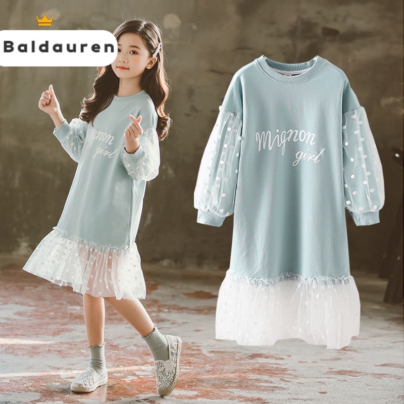 BALDAUREN Váy Bé Gái váy váy trẻ em công chúa bé gái thời trang dễ thương đẹp KLQ2390IHU 36Z230909