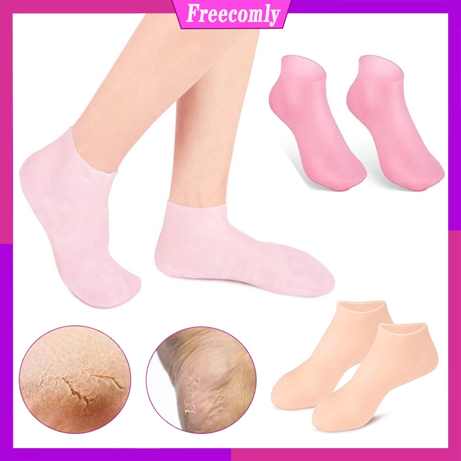 1 Đôi Vớ gel silicone Tẩy Tế Bào Chết Giảm Đau Và Chống Nứt Nẻ Da Chân