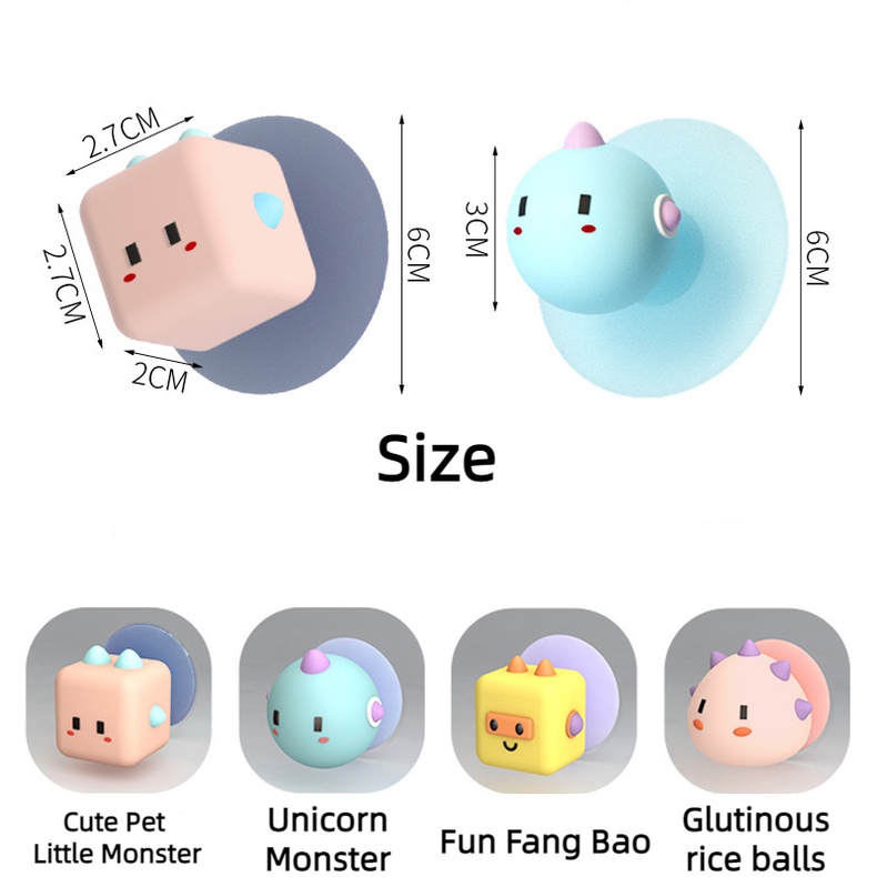 Mới Móc Treo Đồ Dán Tường Hình Thú Cưng 3d Nhiều Màu Sắc Đa Năng