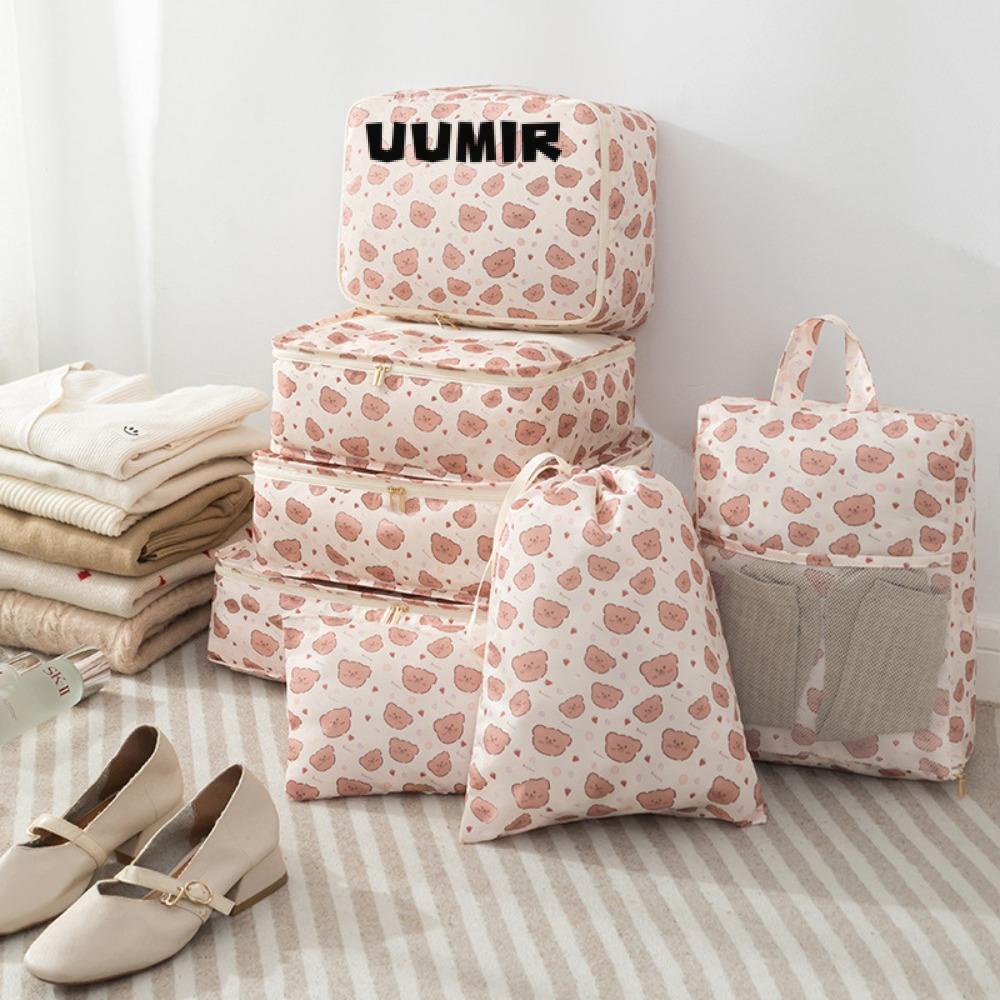 UUMIR Set 7 Túi Đựng Đồ Lót Đa Năng Chống Thấm Nước Sức Chứa Lớn Dùng Khi Đi Du Lịch