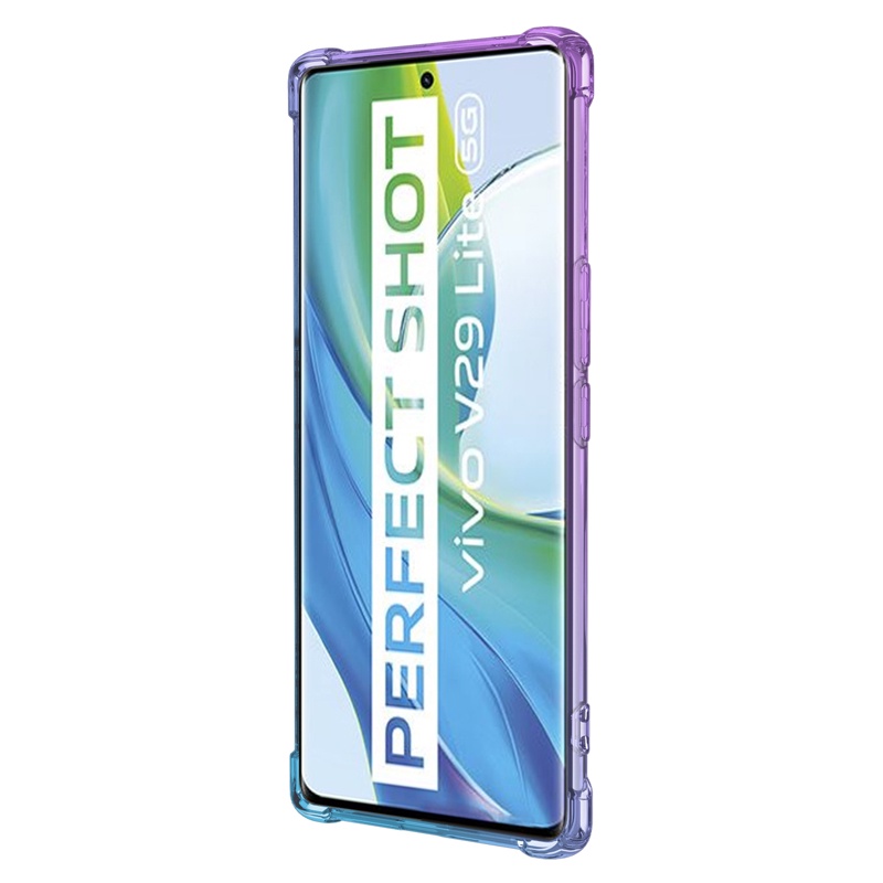 Ôp Điện Thoại tpu Dẻo Trong Suốt Hai Màu Độc Đáo Cho vivo y78 plus v29 lite y36 4g y200 x100 pro 5g s17e Vỏ