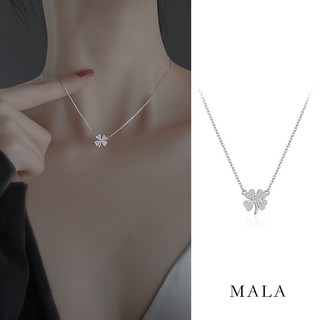 Vòng cổ Cỏ Ba Lá Bạc Sang Trọng Quý Phái Cho Nữ