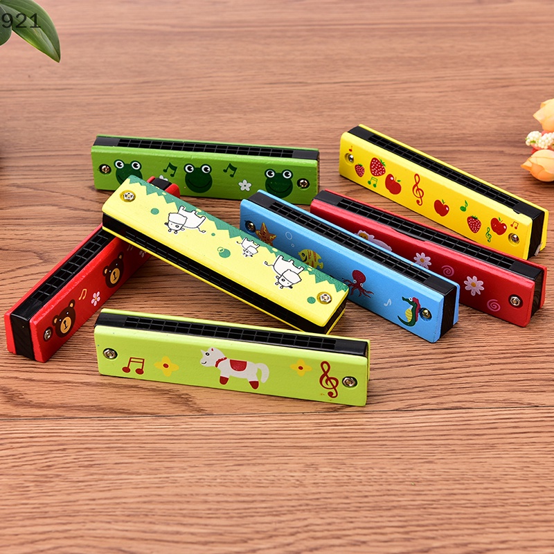 Kèn harmonica 16 Lỗ 222 Nhiều Màu Sắc Dễ Thương Cho Bé