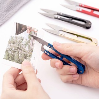 Kéo nhỏ mini Kéo cắt chỉ hình chữ U, Kéo cắt chỉ thêu chữ thập, Kéo gia dụng nhỏ gọn, sắc bén- SU888