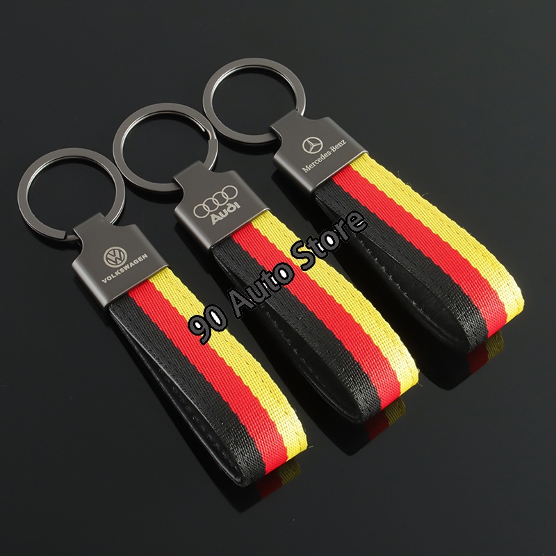 Móc Chìa Khóa Bằng nylon Cho volkswagen vw logo bora golf cc scirocco