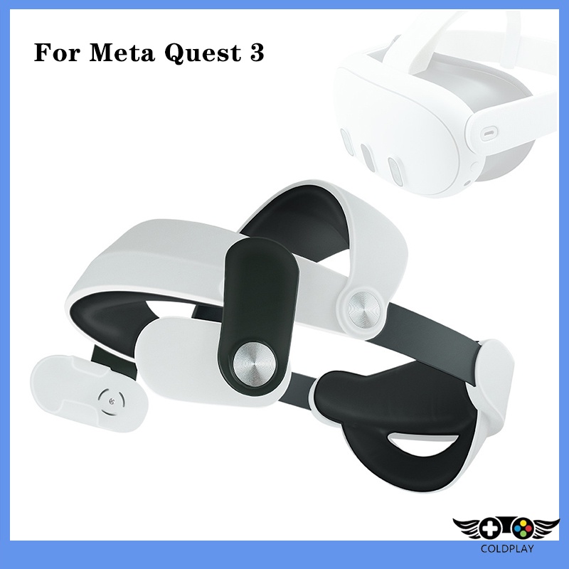 Dây Đeo Đầu Cho Meta Quest 3 Thoải Mái Có Thể Điều Chỉnh VR Elite Dây Đeo Bảo Vệ Đầu Halo Cho Meta Q