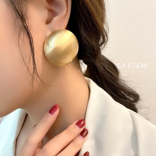 Bông Tai Mạ Bạc 925 Hình Bóng Tròn Phong Cách Retro Thời Trang Cho Nữ