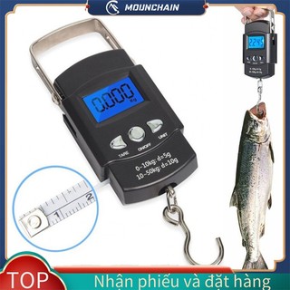 Cân điện tử màn hình lcd 110lb / 50kg kèm thước đo tiện dụng