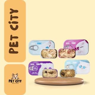 Pate mix teb! cao cấp giúp tăng cân cho mèo con và mèo lớn, 125g - petcity