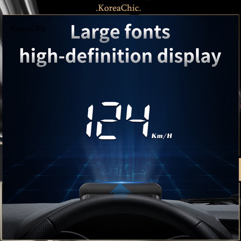 &lt; Koreachic &gt; Màn Hình Hiển Thị HD M3 Phích Cắm Và Hiển Thị Hud Cho Xe Hơi