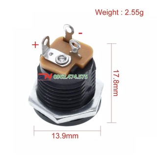 Jack Nguồn DC Cái Tròn 5.5 * 2.5mm.