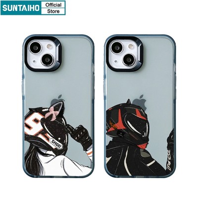 Suntaiho Ốp Điện Thoại TPU Silicon Mềm Mặt Nhám Chống Sốc Cho Iphone 15 14 12 13 11 Pro Max IP 7 8 Plus Iphon X Xs XR Xs Max