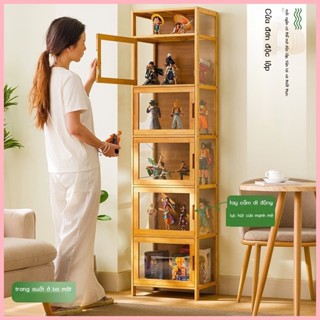 Tủ trưng bày hình Lego khối xây dựng acrylic trong suốt giả kính mỹ phẩm kệ tủ trưng bày