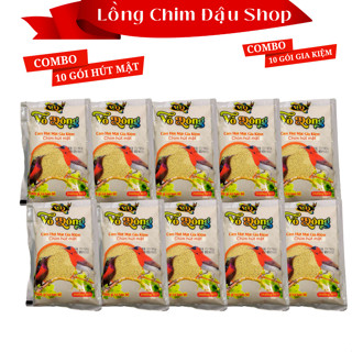 Cám hút mật gia kiệm (Combo 10) gói 100g Hàng Chính Hãng HSD 6 tháng