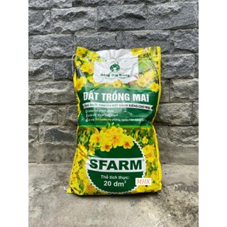 Bao đất trồng mai SFARM 20dm3 - 8.5kg (Đặng Gia Trang)