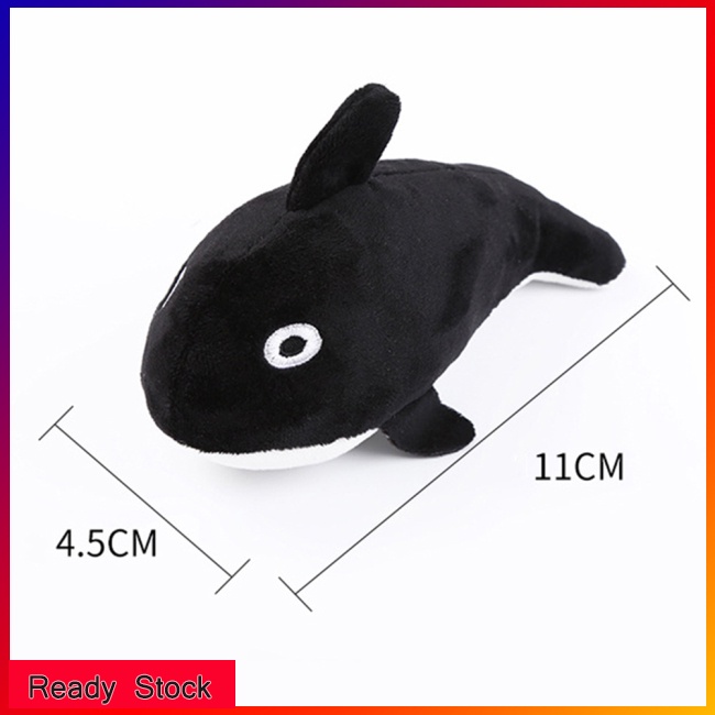 Thú Nhồi Bông Hình Cá Voi Dễ Thương 11cm Cho Mèo Cưng