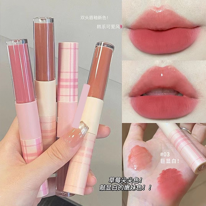 Son Môi Hai Đầu cappvini Dưỡng Ẩm Chống Thấm Nước Lâu Trôi
