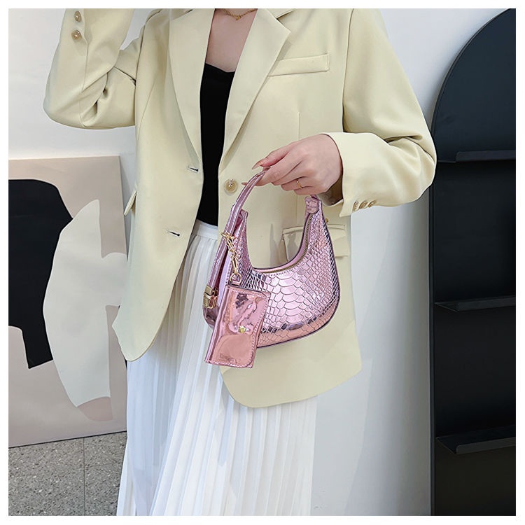 Niche Túi Đeo Một Bên Vai Da Rắn Chống Thấm Nước Thời Trang Cao Cấp Đơn Giản Di Động haobing Biqu Phong Cách Mới Cho Nữ