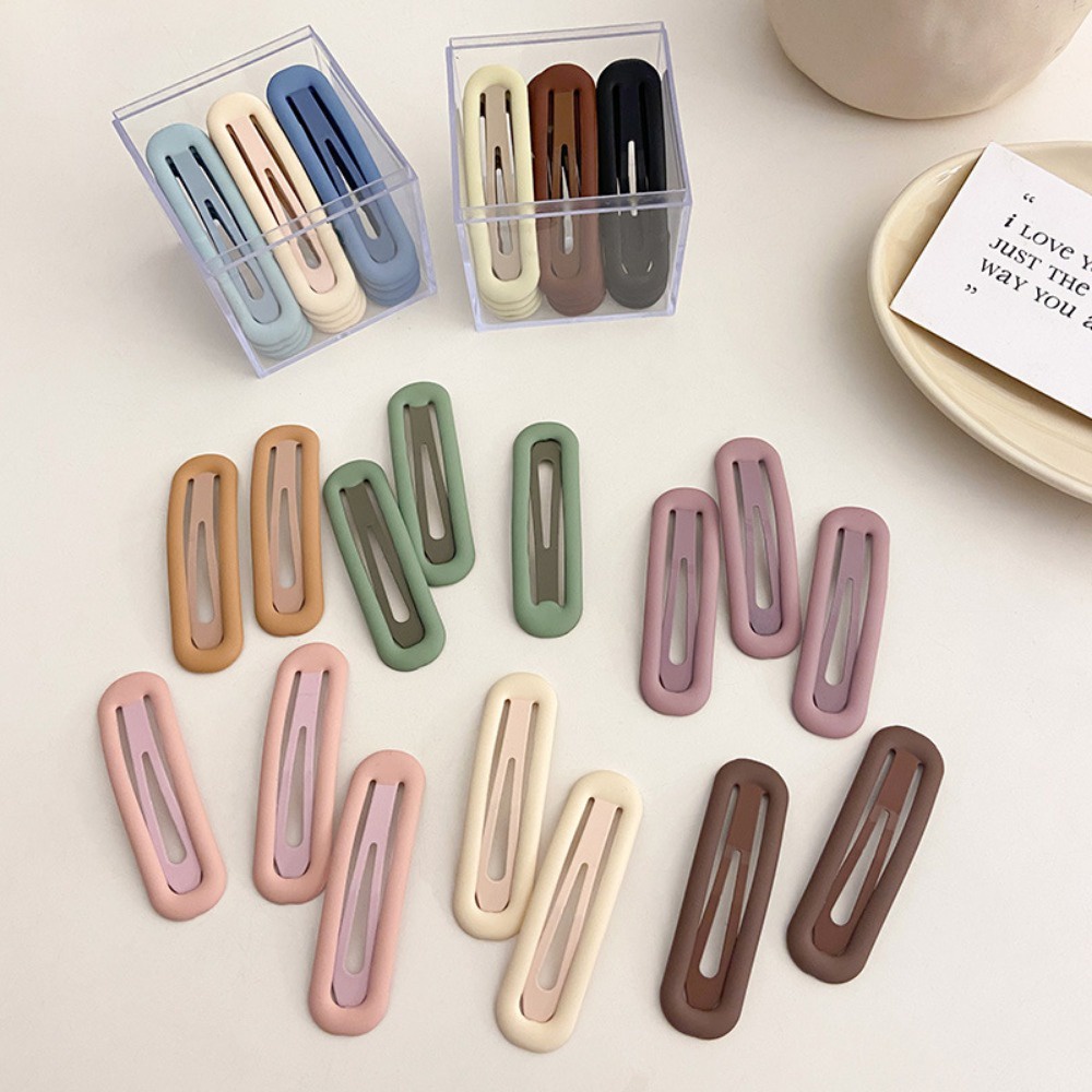 Oval Kẹp Tóc Mái Giả Hình Trái Tim Xinh Xắn Cho Nữ