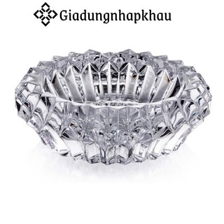 Gạt tàn pha lê rogaska, size 15cm/20cm, nhập đức, giadungnhapkhau19