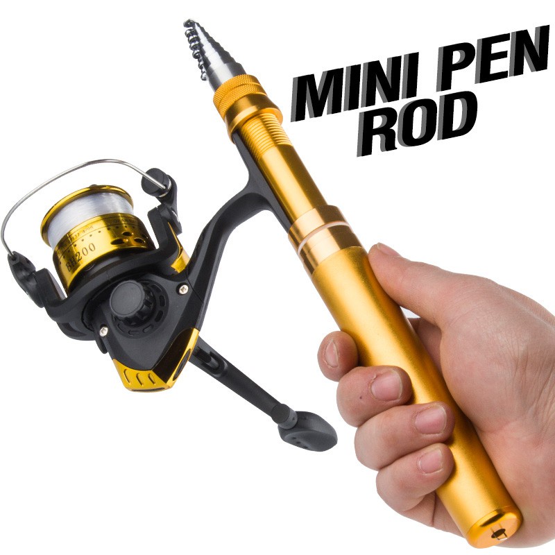 Bộ Cần Câu Cá mini Gấp Gọn Hình Cây Bút