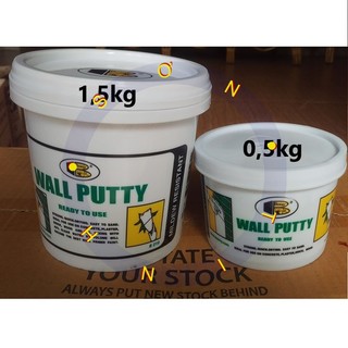 Chống thấm tường, Bột bả trám khe nứt tường, gỗ , trét thùng loa Bosny Wall Putty 0.5g, 1.5kg