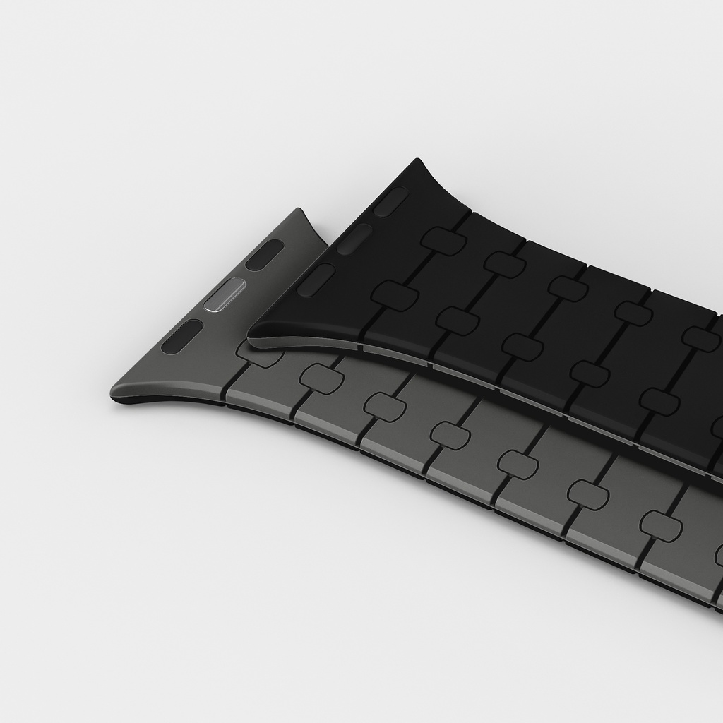 Silicone Dây Đeo Silicon Có Nam Châm Cho Đồng Hồ Thể Thao Thông Minh 44Mm 42 40mm 38mm 38mm 9 8 ultra2 49mm 7 41