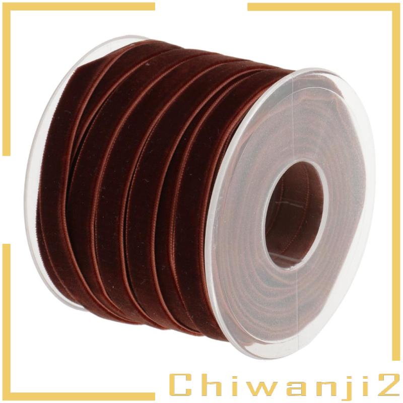 Cuộn Dây Ruy Băng Nhung 20 yard 10mm Trang Trí Tiệc Cưới