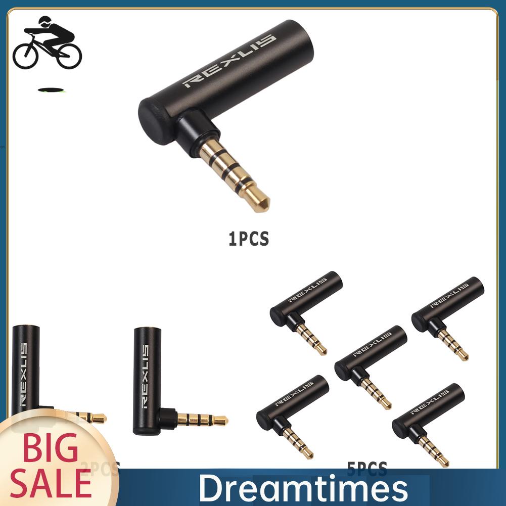 Đầu Nối Chuyển Đổi Âm Thanh 3.5mm male Sang female 1.vn 90 Độ