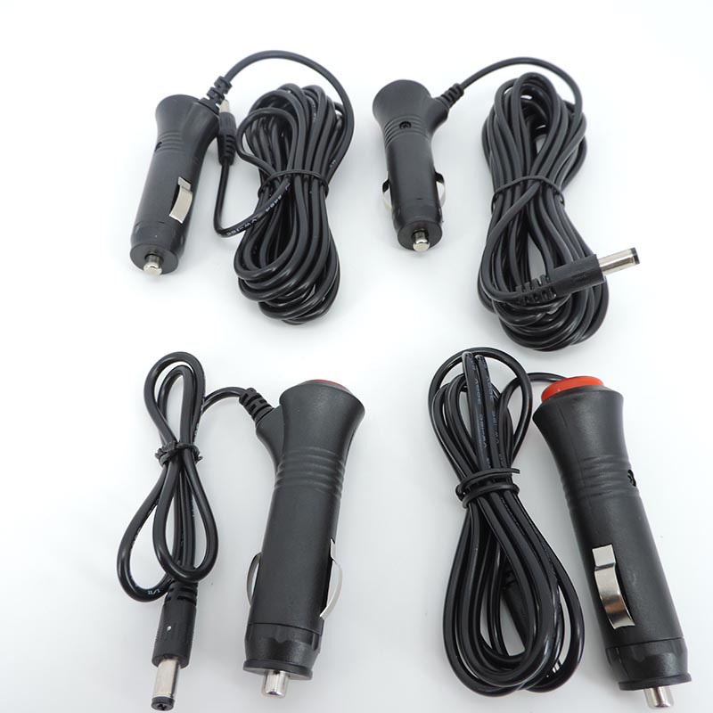 Dây Cáp Nguồn dc 12v 24v 2.1x5.5mm 0.5m - 5m vnk2 Cho Xe Hơi
