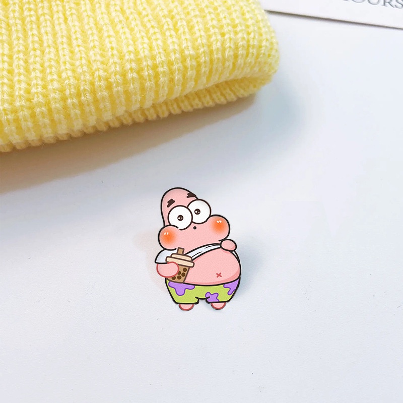 Dễ Thương Ghim Cài Áo Hình Bọt Biển Hoạt Hình Phong Cách Nhật Bản Đáng Yêu