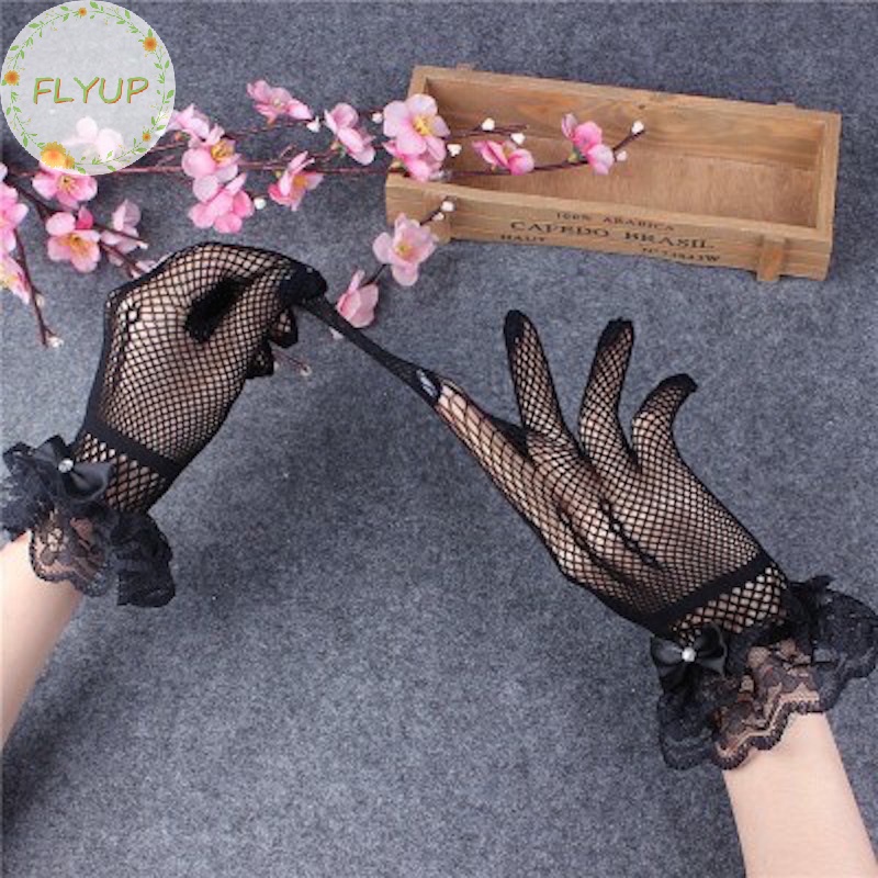 Flyup Găng Tay Ren Siêu Mỏng Thoáng Khí Cho Cô Dâu