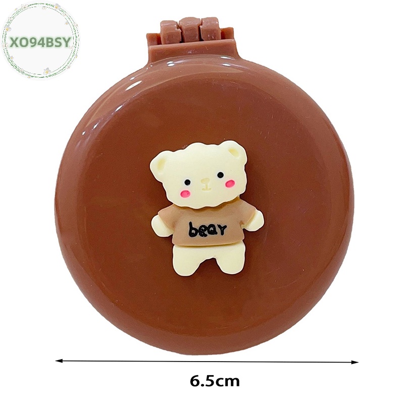 Lược Chải Tóc mini xo94bsy Hình Gấu Hoạt Hình Có Thể Gập Lại Chống Tĩnh Điện Cho Bé