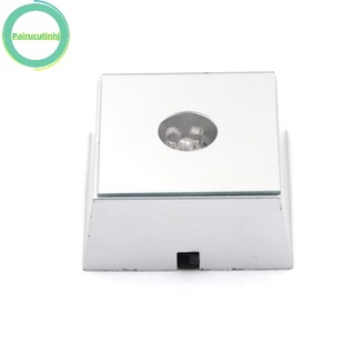 Đế Trưng Bày Tượng Pha Lê 3 Đèn led Độc Đáo