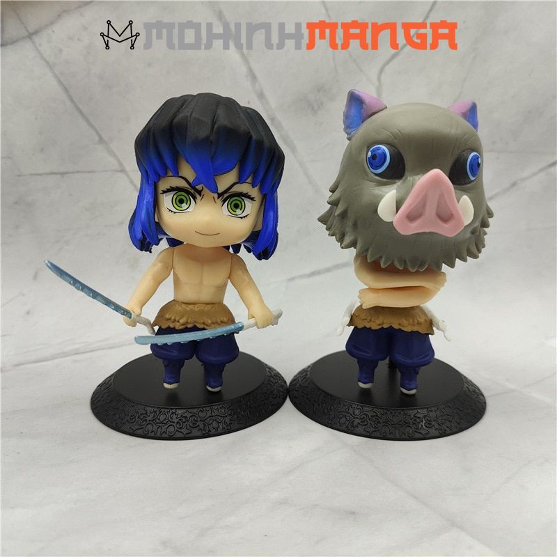 Mô hình 10 nhân vật Tanjiro Nezuko Zenitsu Inosuke Kimetsu No Yaiba Thanh gươm diệt quỷ Shinobu Mitsuri Muichiro Giyuu