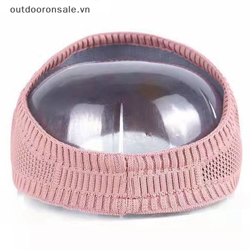 Mũ Dệt Kim Hở Chóp Màu Trơn Mùa Hè Kích Thước Lớn