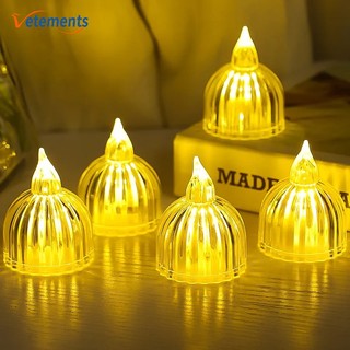 Đèn led mini Hình Nến Chạy Bằng Pin Dùng Trang Trí Tiệc Sinh Nhật / Tiệc Giáng Sinh