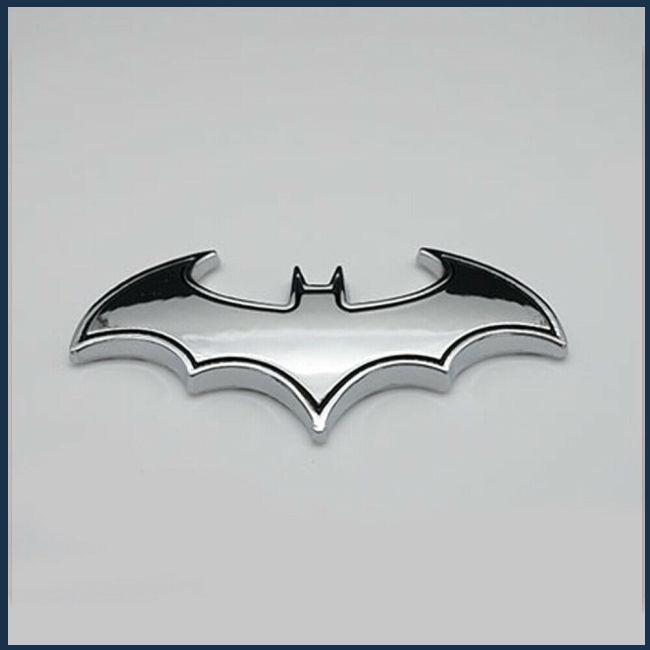 Logo Kim Loại Hình Dơi 3d Trang Trí Xe Hơi Xe Máy