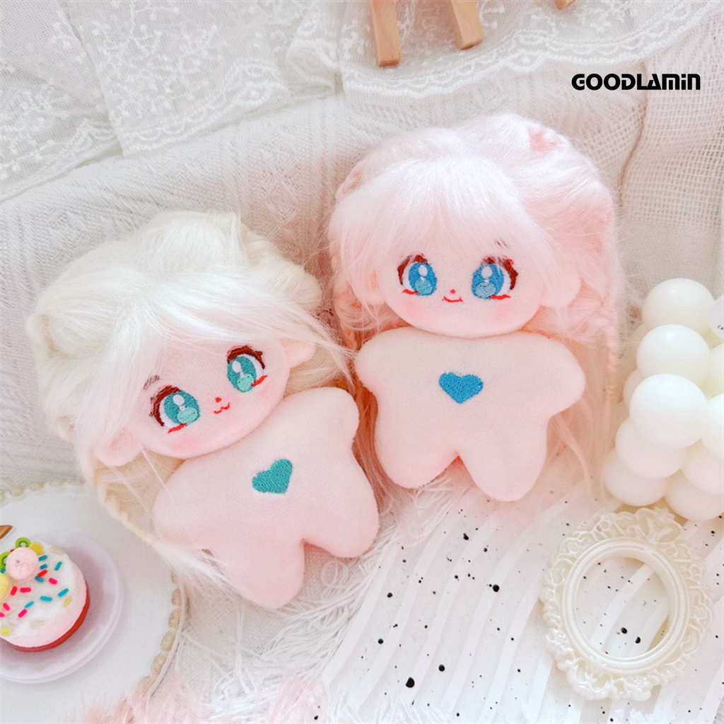 Goodlarxx Búp Bê Vải cotton 10cm Hình Cô Gái Mắt To Dễ Thương