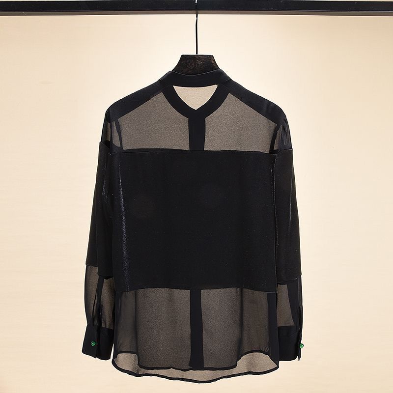 Áo Sơ Mi Vải Nhung Nhẹ Đính Nút Thời Trang Cao Cấp Thiết Kế Mới