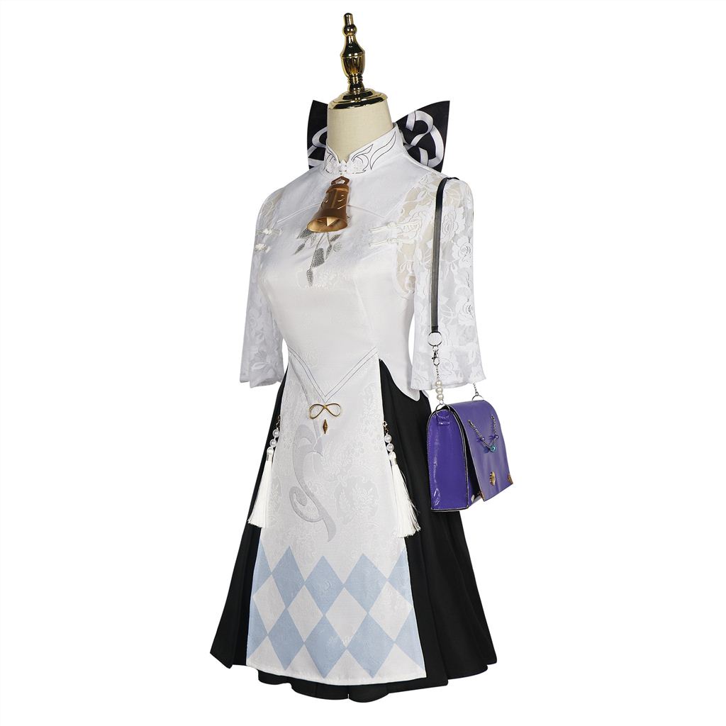 Genshin Impact HEYTEA Gan Yu Shen He Cosplay Costume Ganyu Shenhe  Anime Game Women's Suit